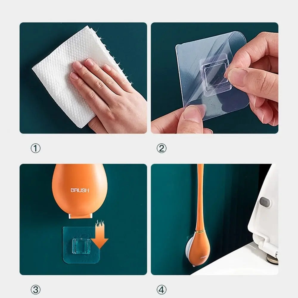 Avtoit | Silicone Toilet Brush – Stays Clean & Dries in Seconds