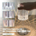Avtoit | Touch crystal lamp - 3-level dimmable light colors with elegant diamond cut!