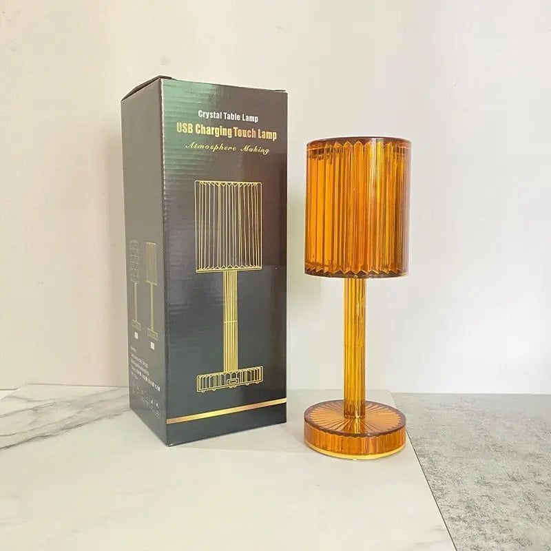 Avtoit | Touch crystal lamp - 3-level dimmable light colors with elegant diamond cut!