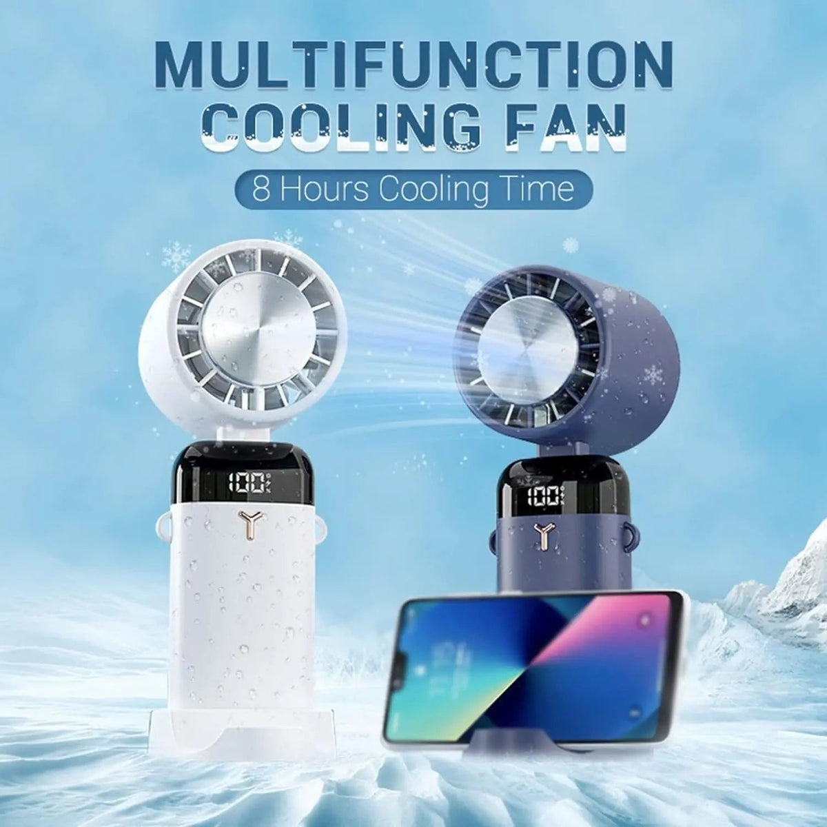 Avtoit | Portable electric cooling fan with ice compression function