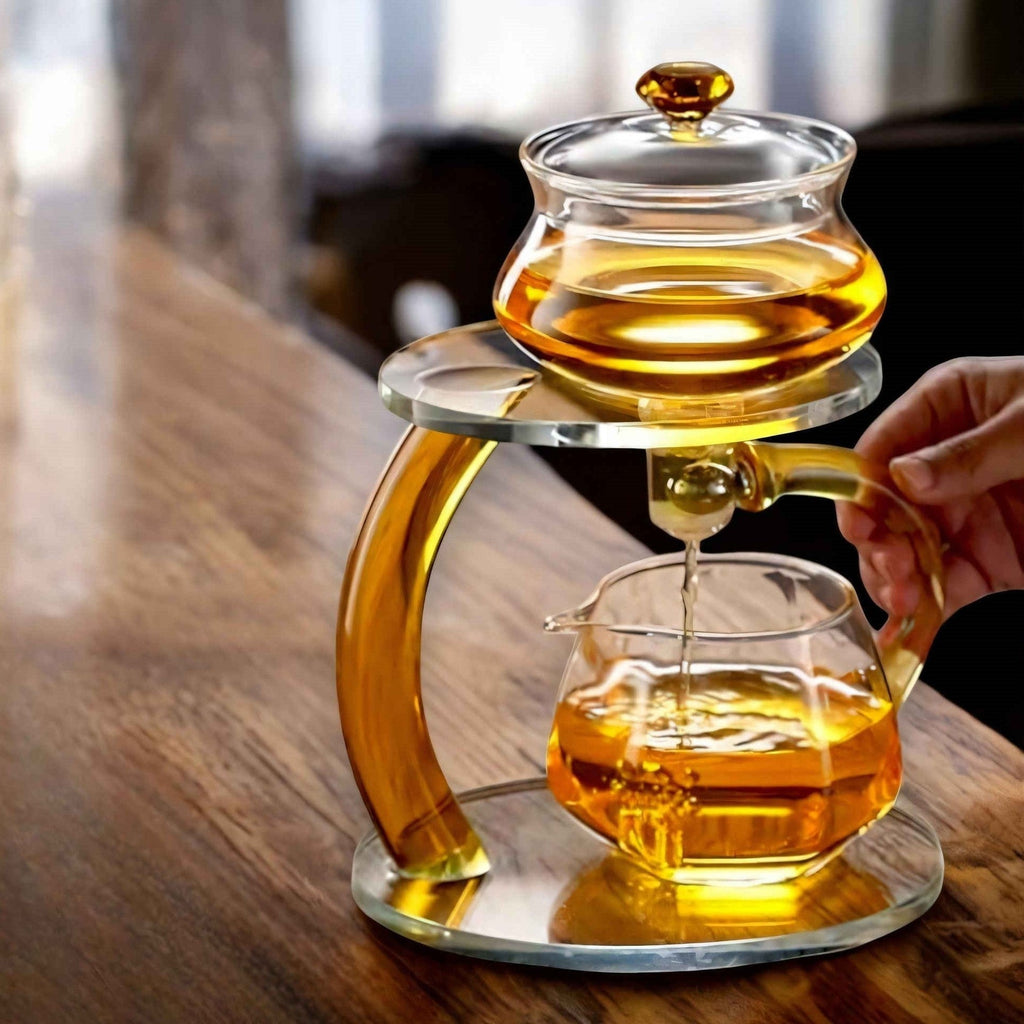 Avtoit | TranquiliTea – Magnetic Glass Infuser Teapot for Enhanced Flavour & Wellness