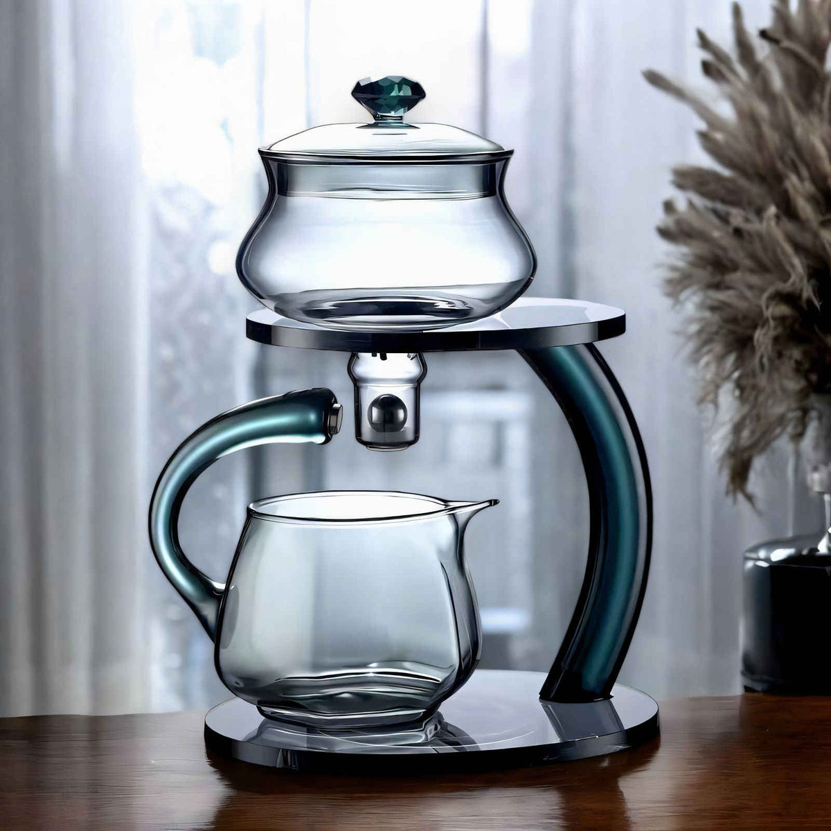 Avtoit | TranquiliTea – Magnetic Glass Infuser Teapot for Enhanced Flavour & Wellness