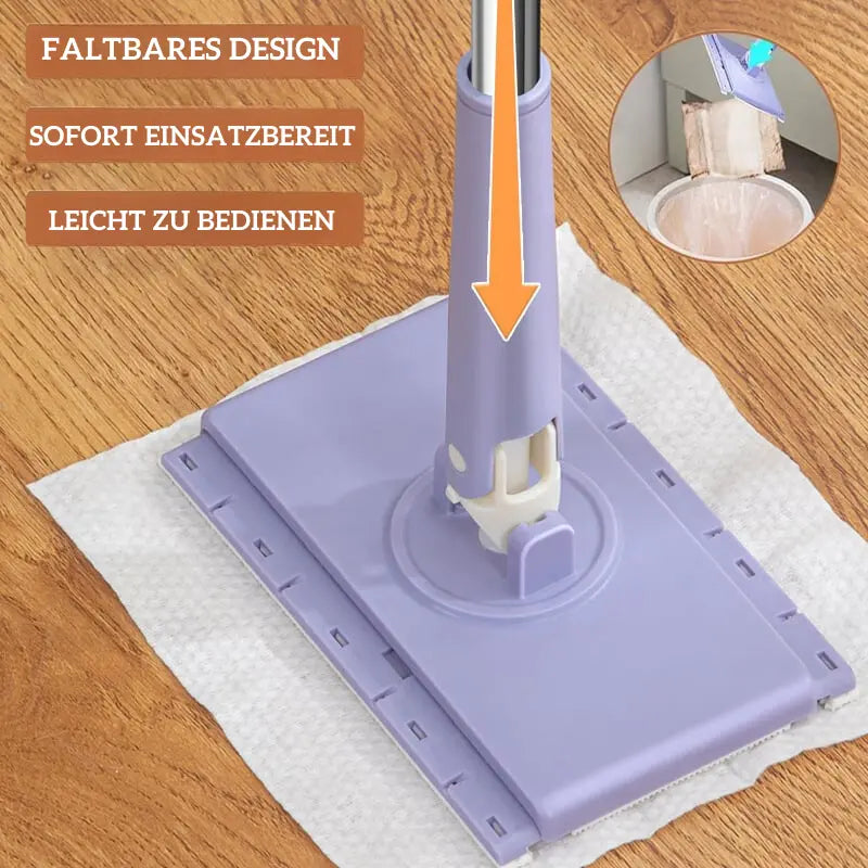 Avtoit | Cloth Switching Mini Mop (With 100 Cleaning Sheets)