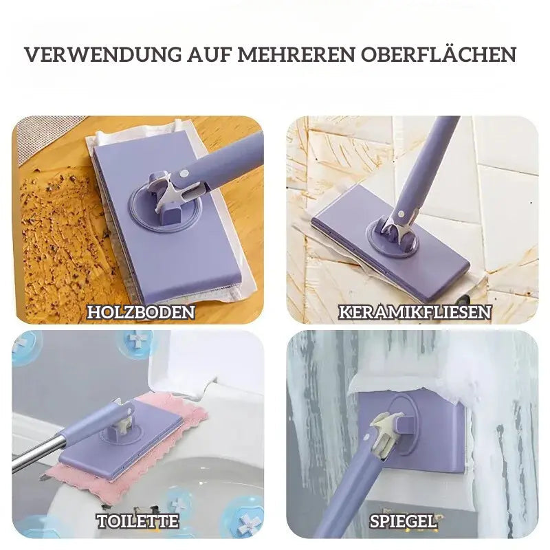 Avtoit | Cloth Switching Mini Mop (With 100 Cleaning Sheets)
