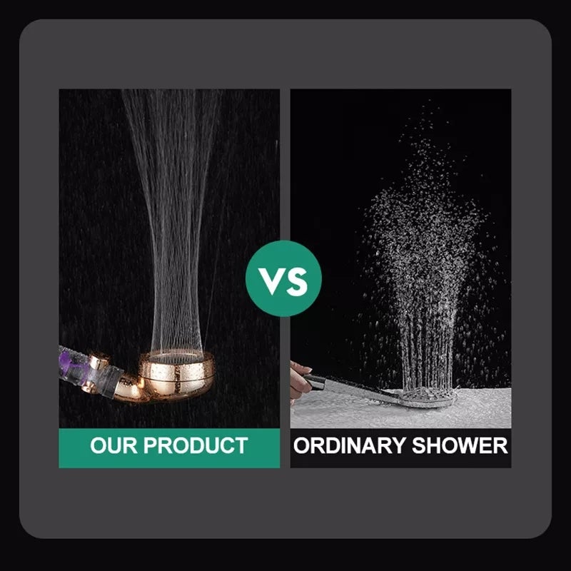 Avtoit | 3 Mode Adjustable High Pressure Water Saving Showerhead