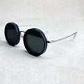 Avtoit | Unisex Round Polarised Sunglasses – Adjustable Light Reduction – Premium Metal Frame