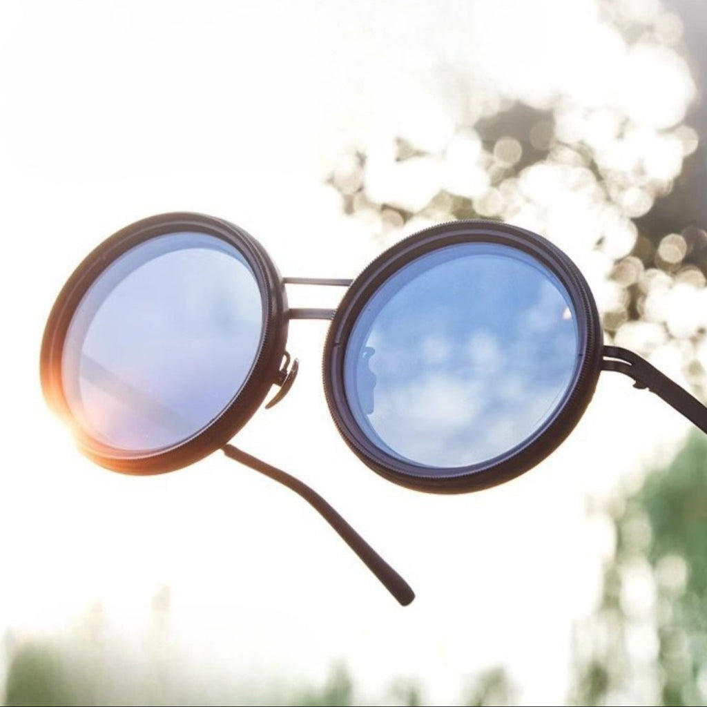 Avtoit | Unisex Round Polarised Sunglasses – Adjustable Light Reduction – Premium Metal Frame