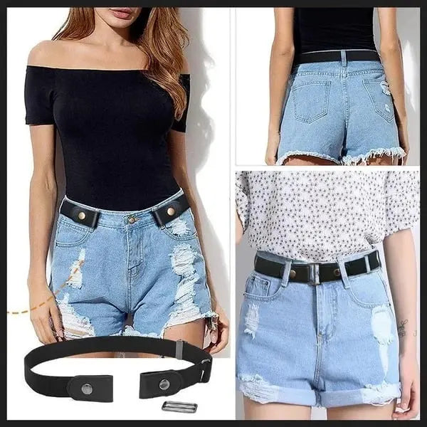 Avtoit | Invisible elastic waistband belts without buckle – The perfect belt for women's jeans!