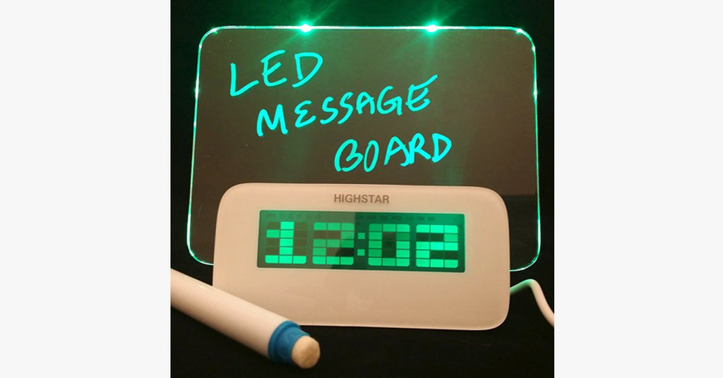 Avtoit | LED message board digital clock – Add a premium look to your place