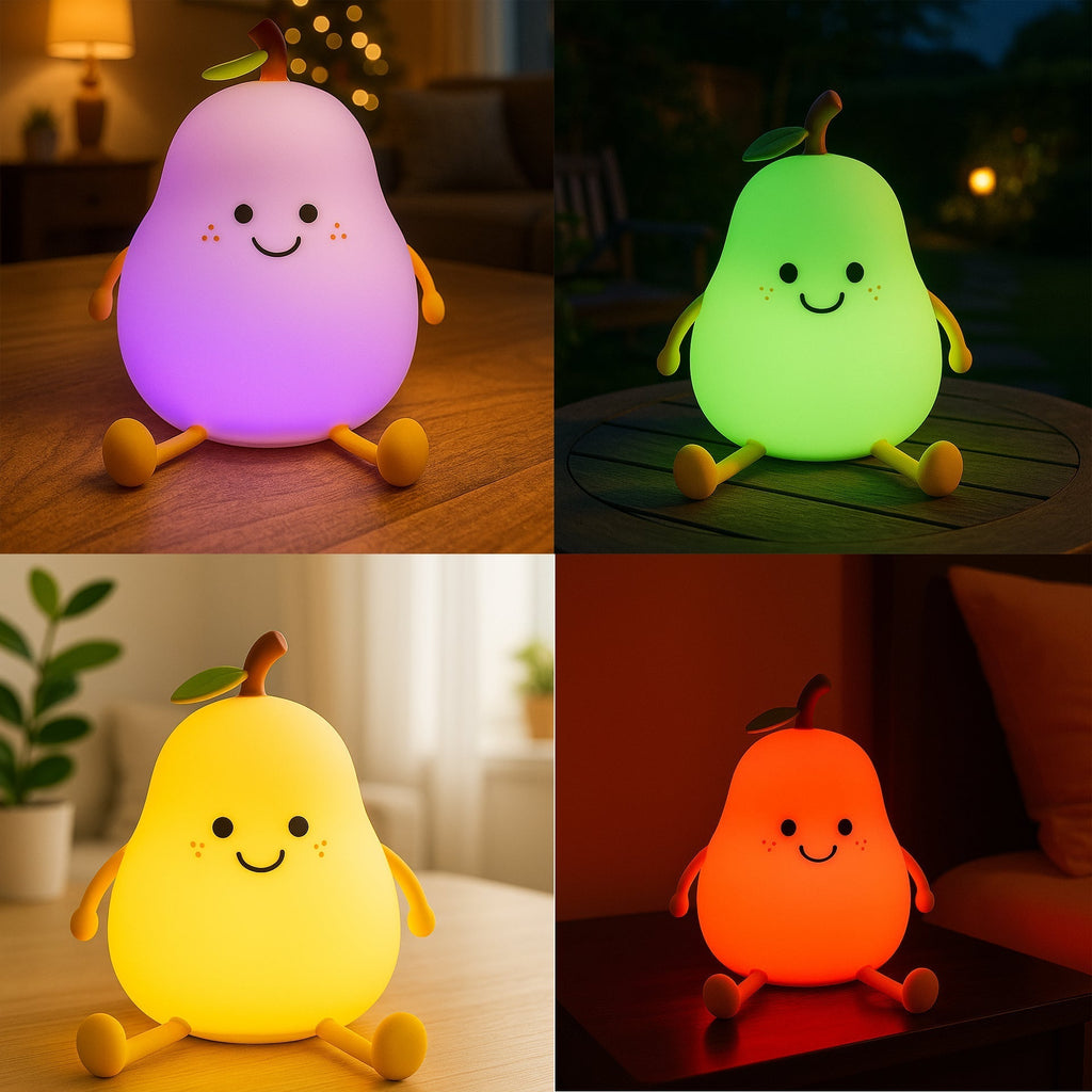 Avtoit | Cute Pear Bedside Touch Night Lamp