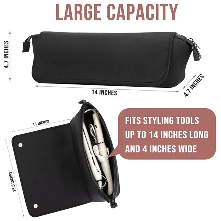 Avtoit | 2-in-1 hair tool travel bag & heat-resistant mat