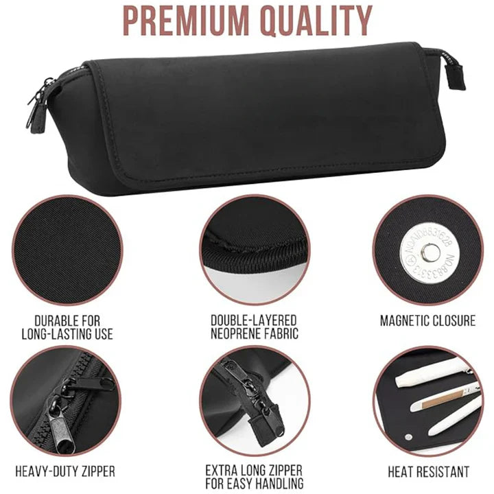 Avtoit | 2-in-1 hair tool travel bag & heat-resistant mat