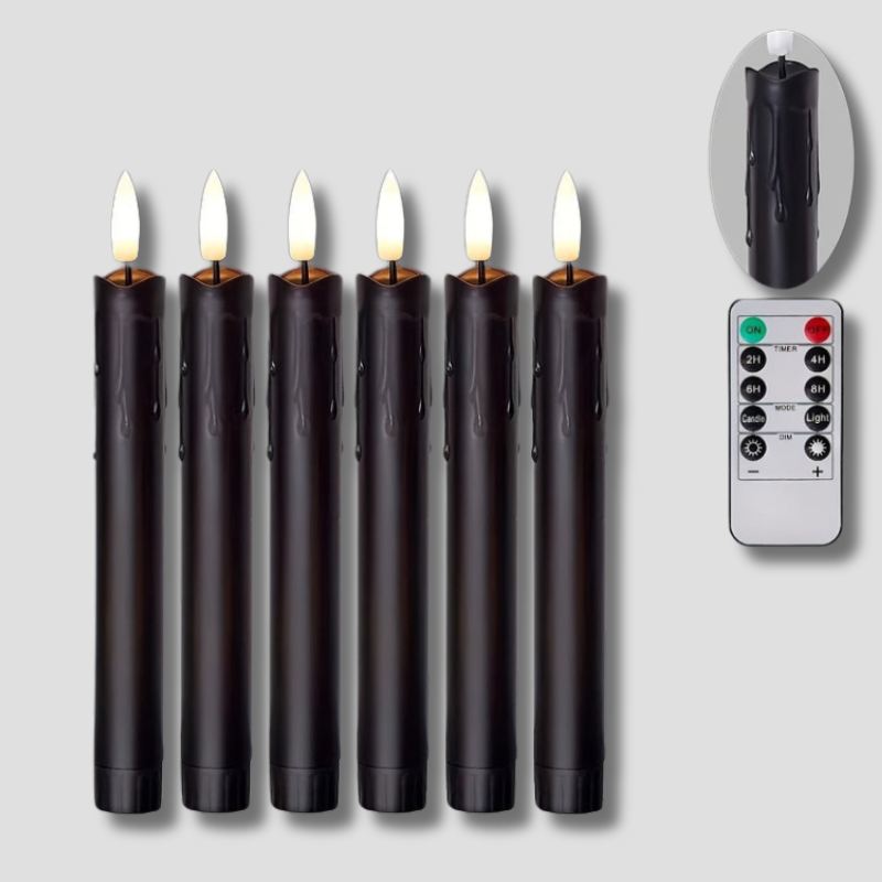 Avtoit | WarmGlow - LED Candles Set with Remote Control for Home