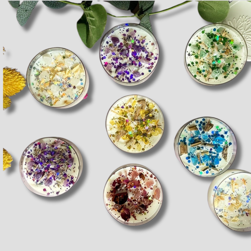 Avtoit | ScentedGem - Luxury Crystal-Infused Floral Candles