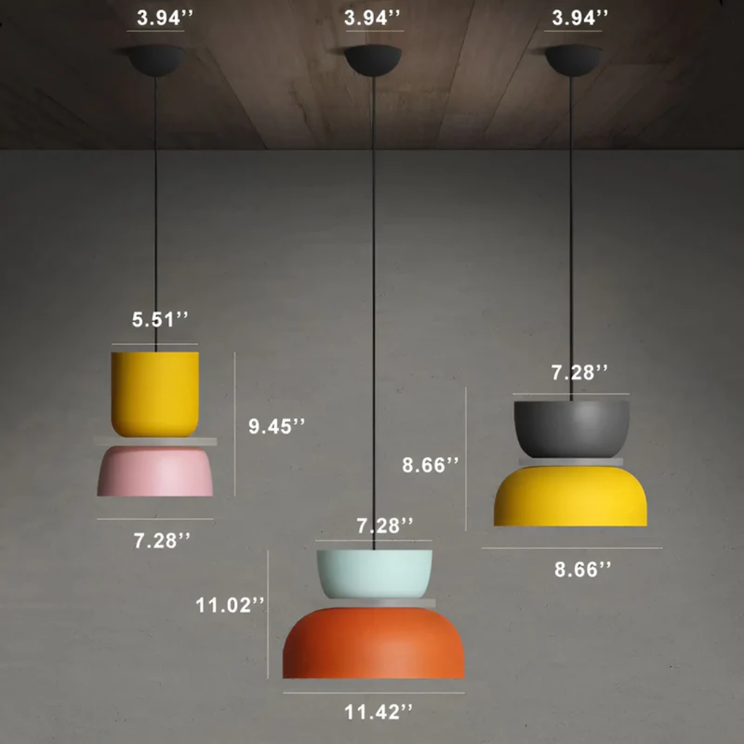 Avtoit | VividGlow – Colourful Macaron LED Pendant Light | Modern, Stylish & Energy-Efficient