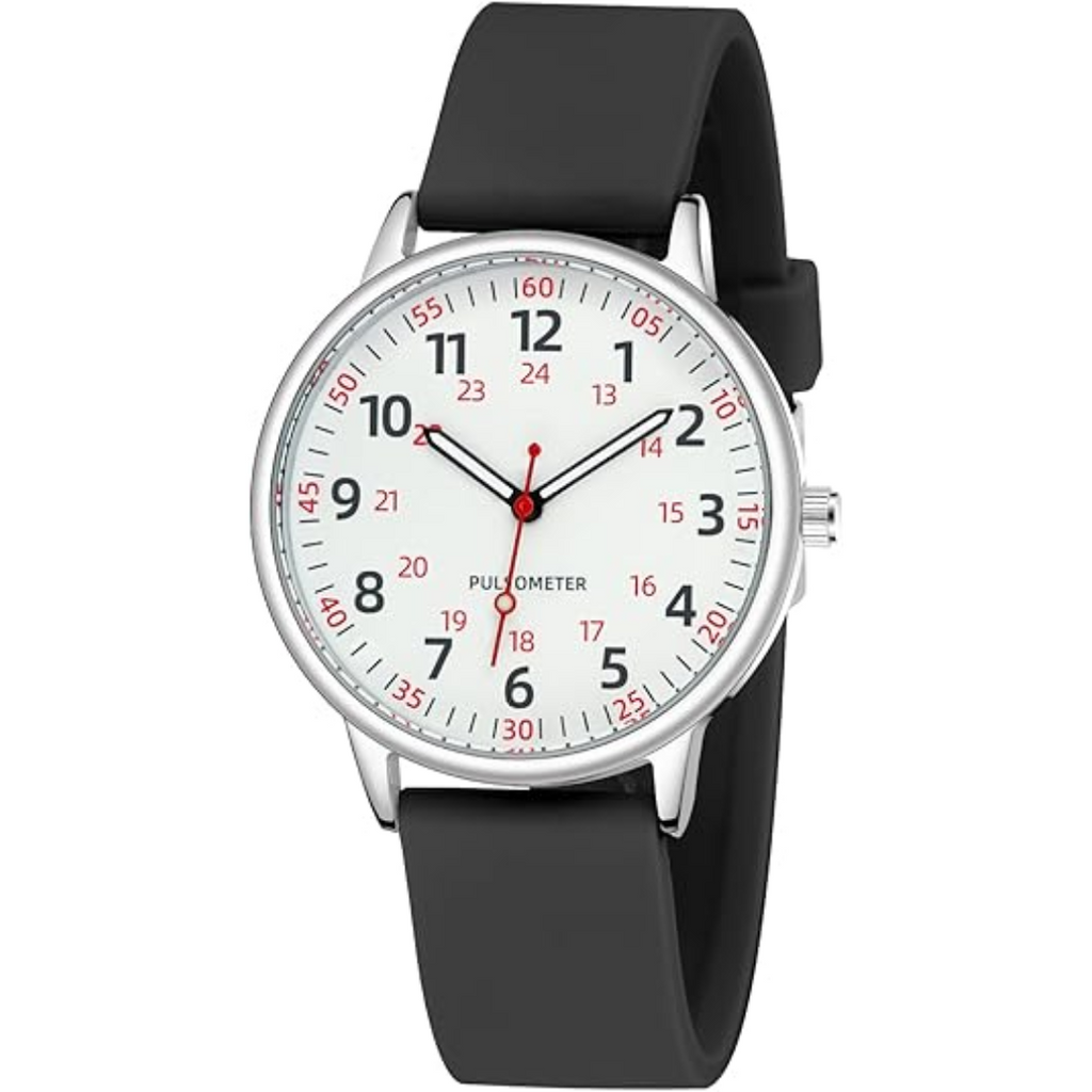 Avtoit | Stylish Women’s Clip-On Watch – Waterproof Silicone Fob Watch in Elegant Colours