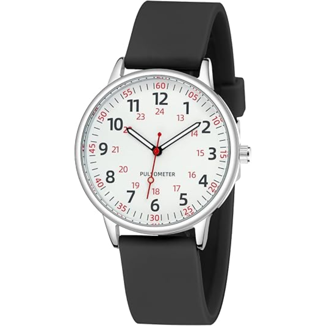 Avtoit | Stylish Women’s Clip-On Watch – Waterproof Silicone Fob Watch in Elegant Colours