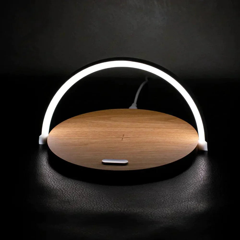 Avtoit | PowerHub – 3-in-1 Wireless Charger, Phone Stand & LED Desk Lamp