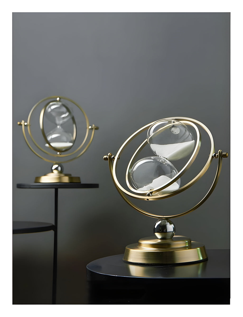 Avtoit | GracefulTime Clock – Luxury Hourglass with Elegant Gold Frame & Timeless Design