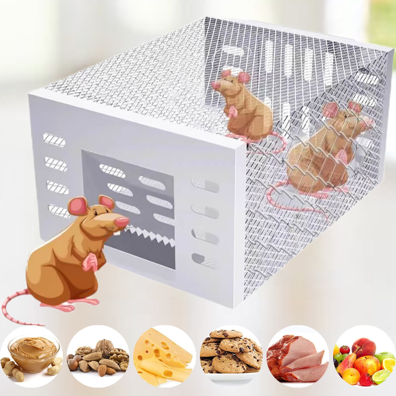 Avtoit | Humane Mouse Trap for Safe & Effective Pest Control – Reusable Large Capacity