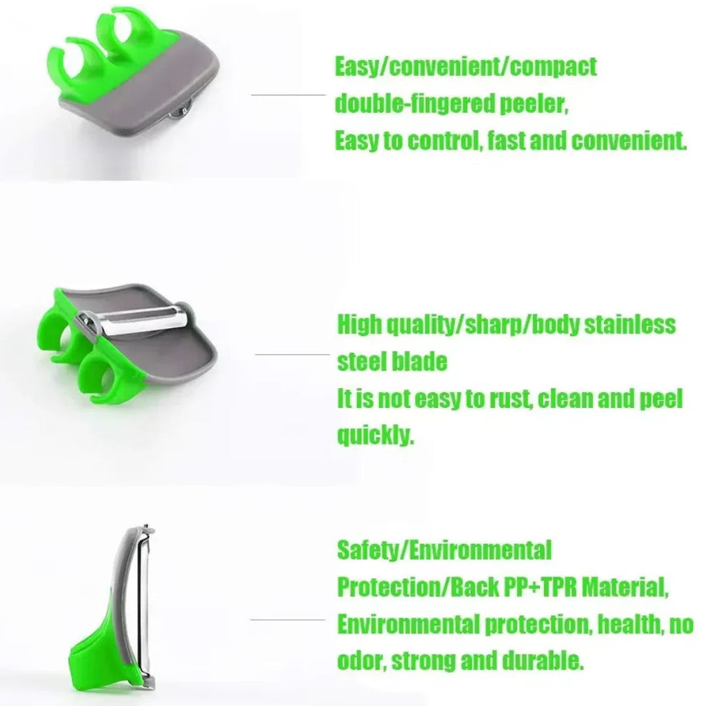 Avtoit | 4-piece finger vegetable peeler set