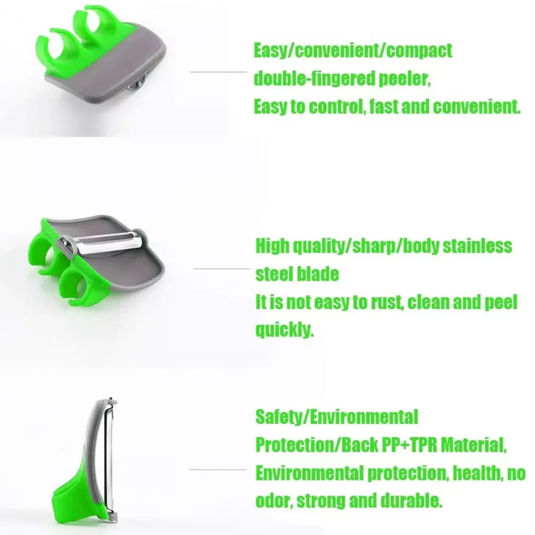 Avtoit | 4-piece finger vegetable peeler set