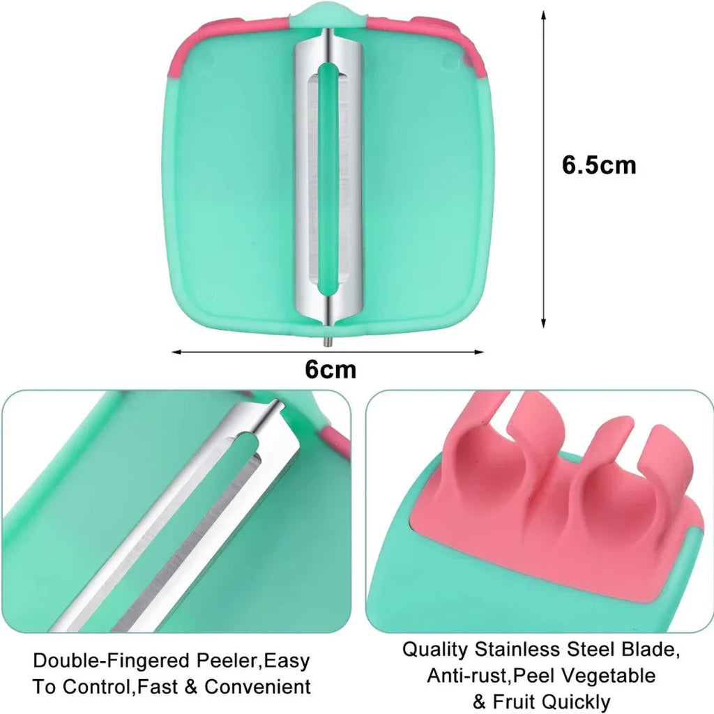 Avtoit | 4-piece finger vegetable peeler set