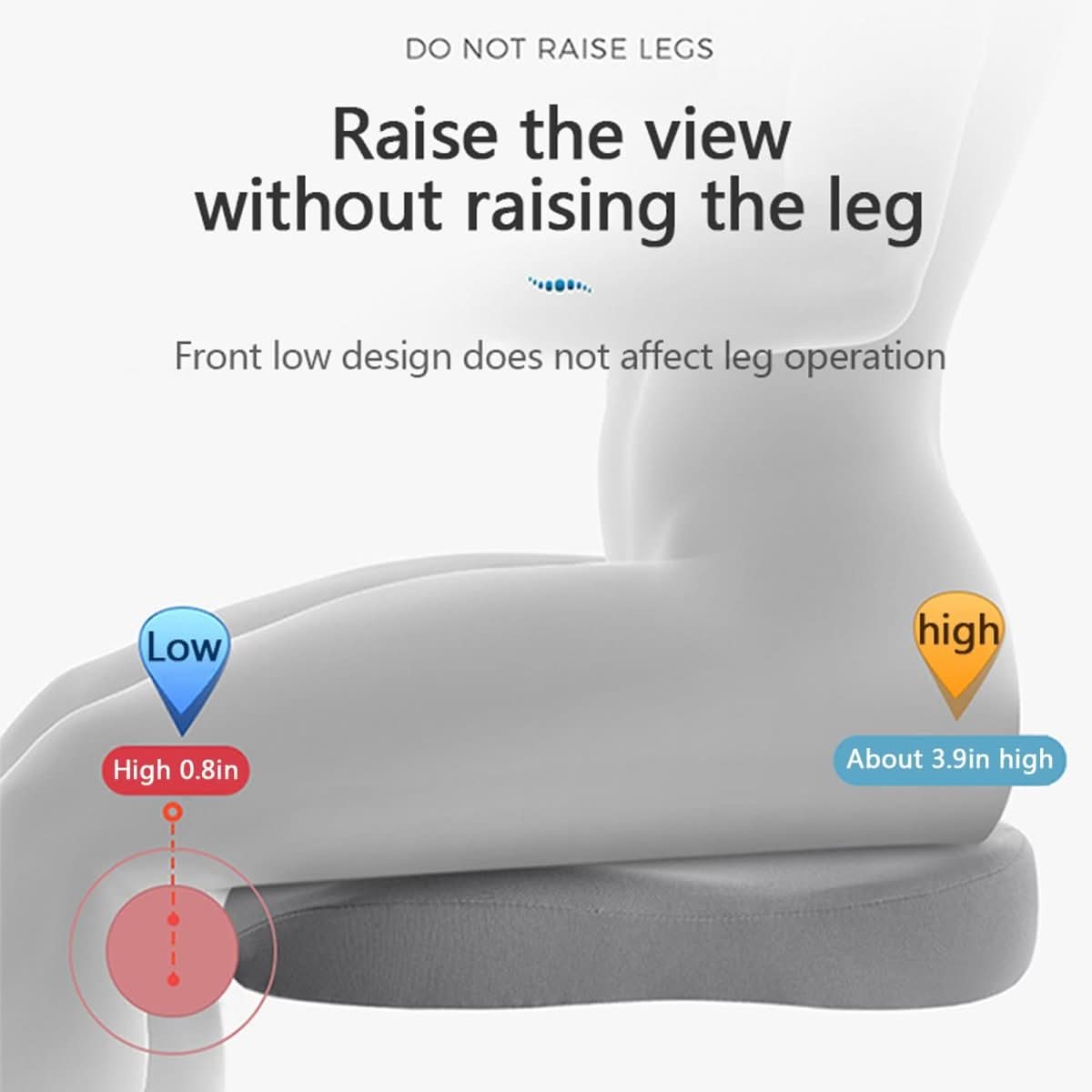 Avtoit | Ergonomic car seat cushion for better visibility and comfort
