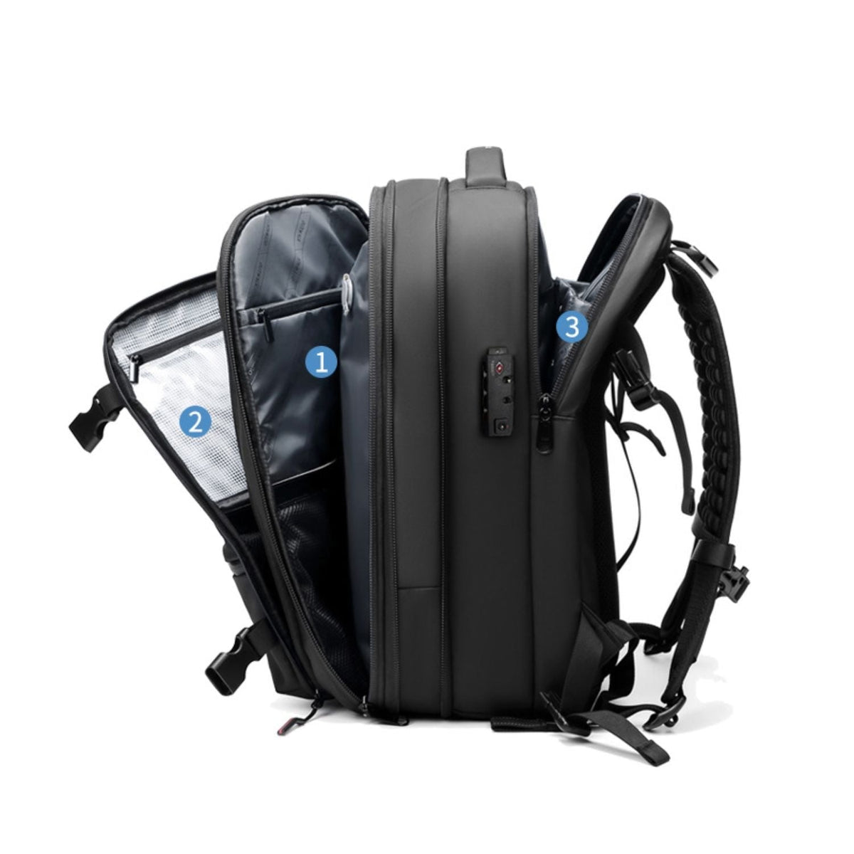 Avtoit | VacuPro – Compression Travel Backpack with Built-In Vacuum System | Space-Saving Cabin Bag