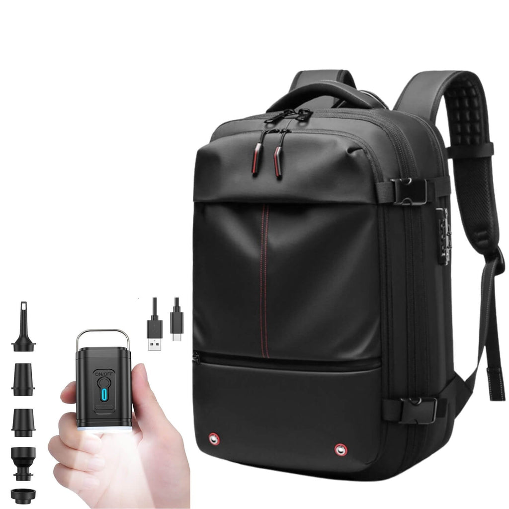 Avtoit | VacuPro – Compression Travel Backpack with Built-In Vacuum System | Space-Saving Cabin Bag