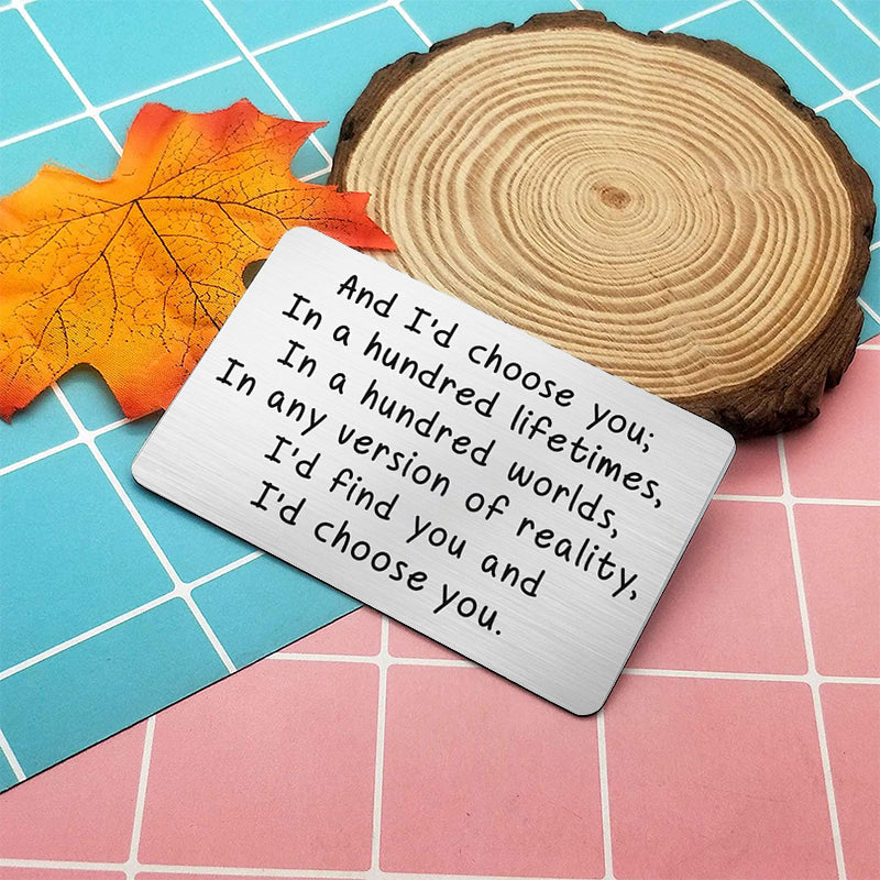 Avtoit | Anniversary gifts for couples, long-distance use wallet card for him