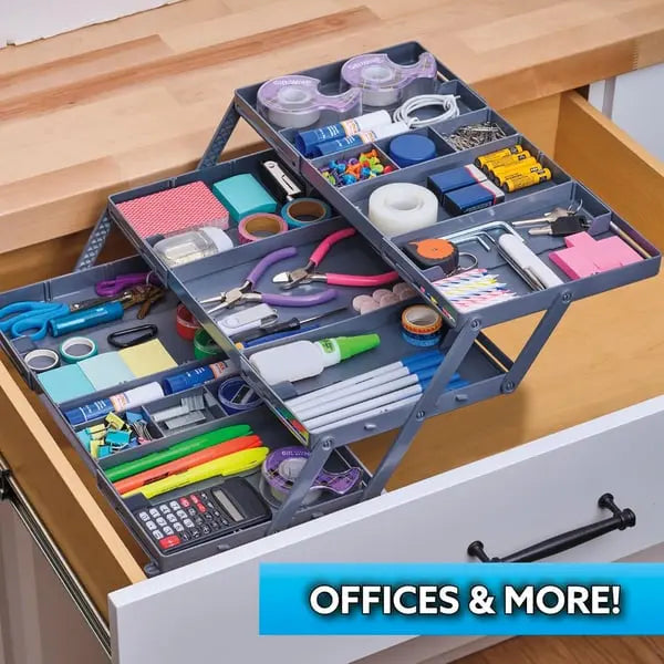 Avtoit | Adjustable Multilevel Drawer Organizer for Effortless Storage