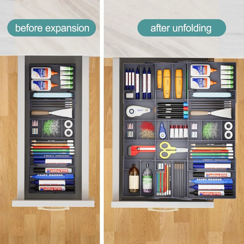 Avtoit | Adjustable Multilevel Drawer Organizer for Effortless Storage