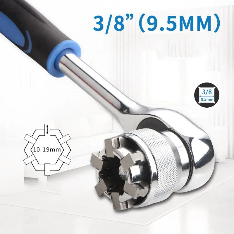 Avtoit | Adjustable Socket Wrench – Universal Tool 10-19mm for Quick Repairs