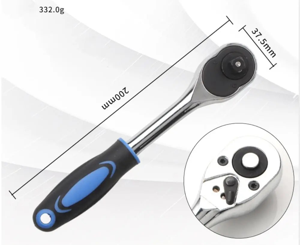 Avtoit | Adjustable Socket Wrench – Universal Tool 10-19mm for Quick Repairs