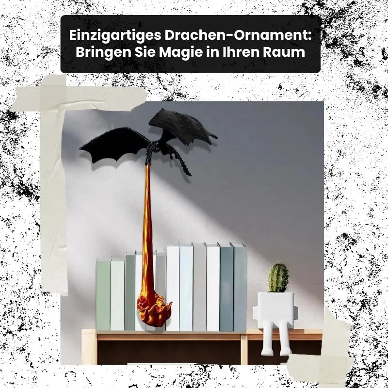 Avtoit | Enchanted Dragon Flames Bookend