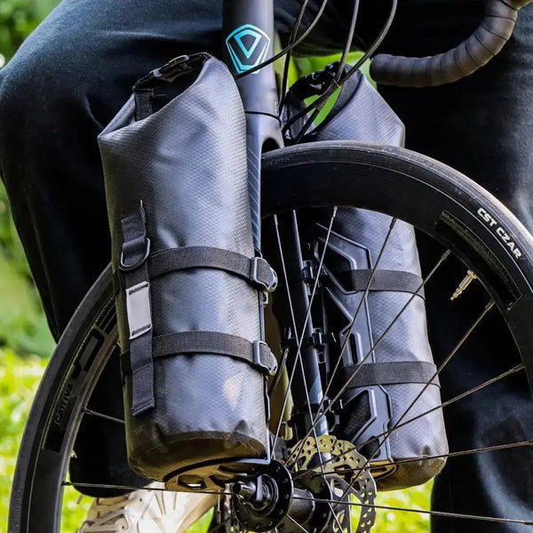 Avtoit | Waterproof Front Fork Bike Bags – 5-7L Pannier Set for Long Rides & Bikepacking