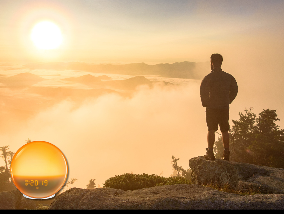Avtoit | GlowRise Natural Wake-Up Light Alarm Clock with Sunrise & Sunset Simulation