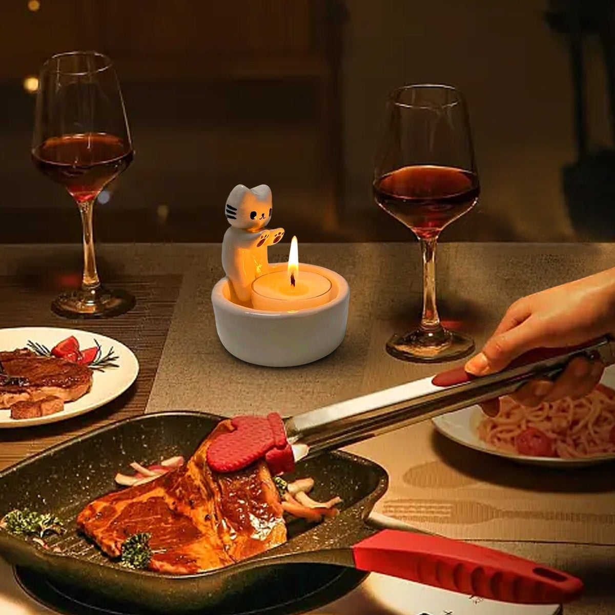 Avtoit | Warm Cat Candle Holder