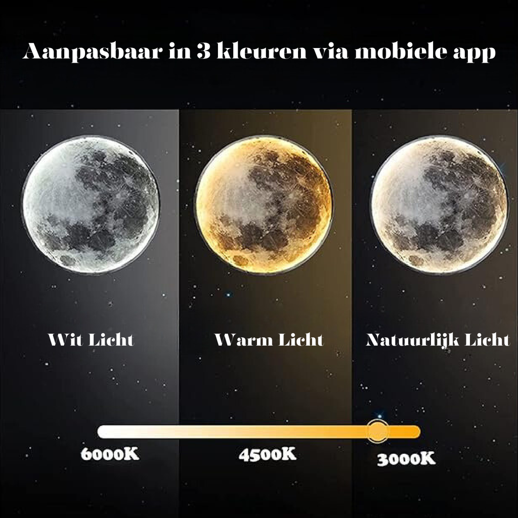 Avtoit | LunaGlow – Adjustable Moon Wall Light with LED Ambience
