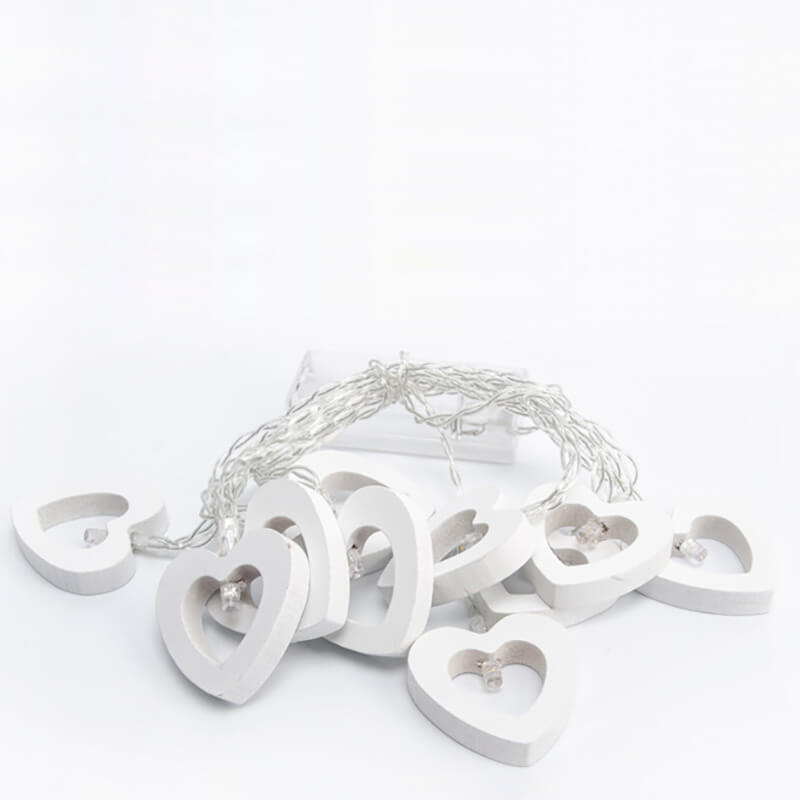 Avtoit | Wooden Heart String Lights