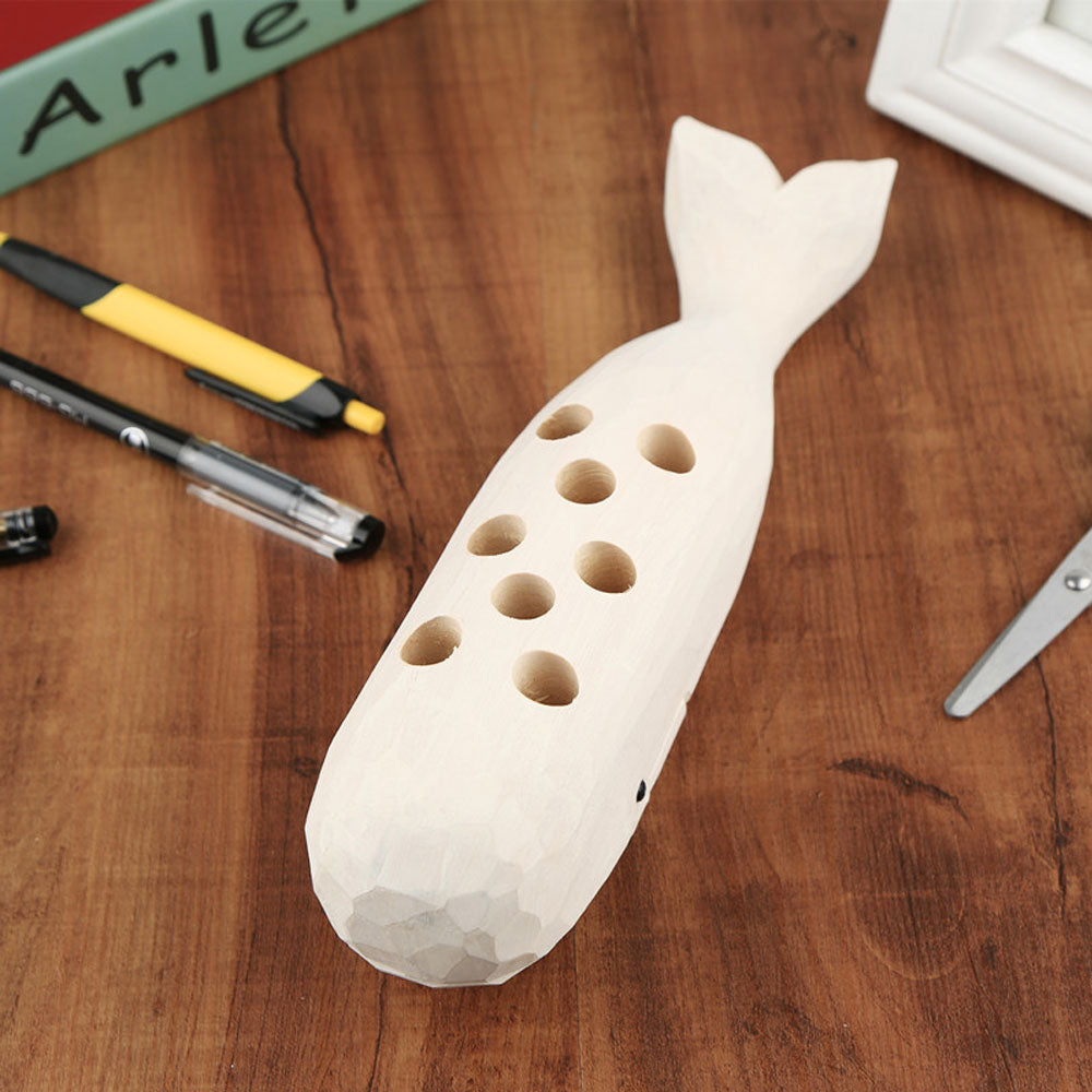 Avtoit | Wooden Whale Creative Pen Holder