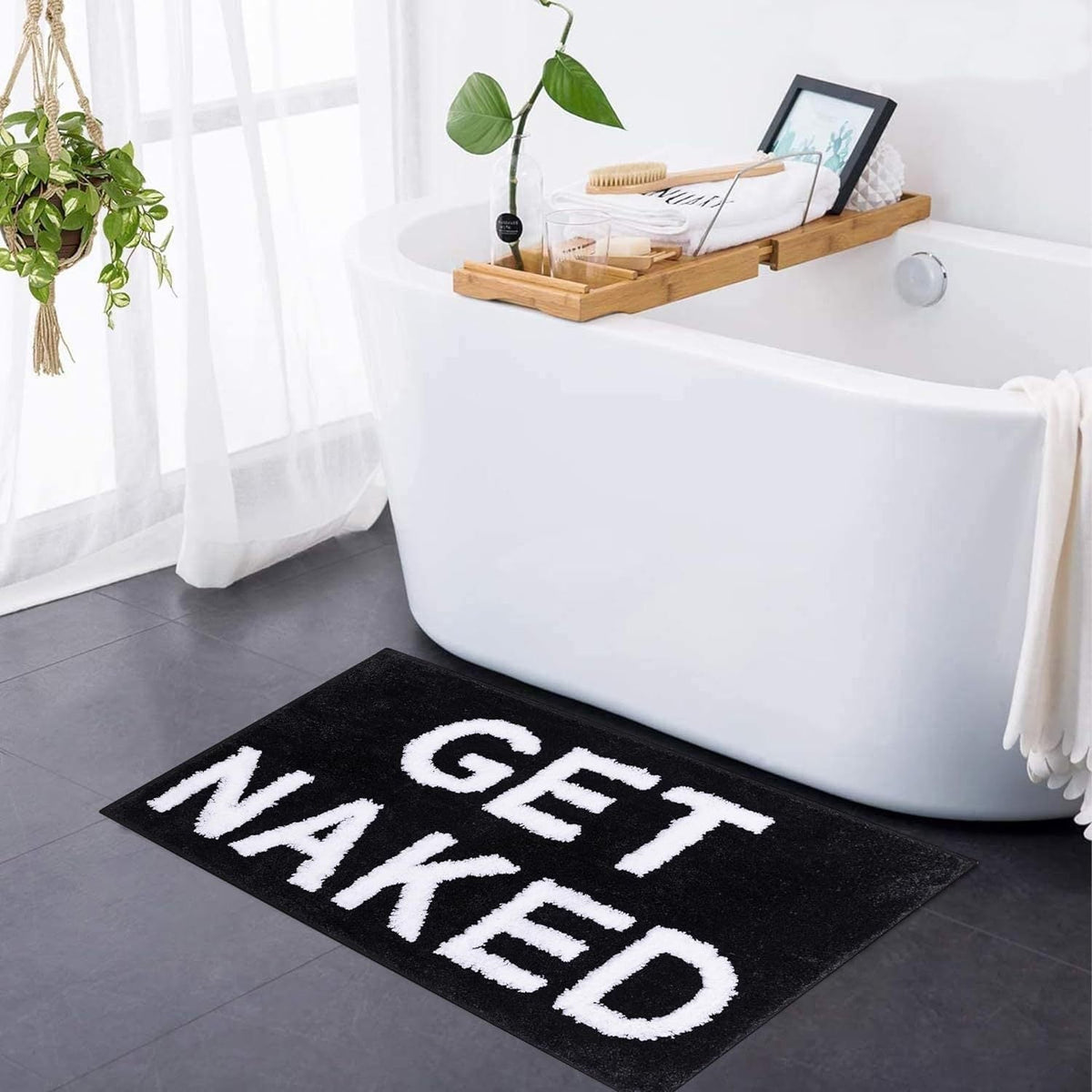 Avtoit | Get Naked Bath Mat – Soft tufted bathroom rug