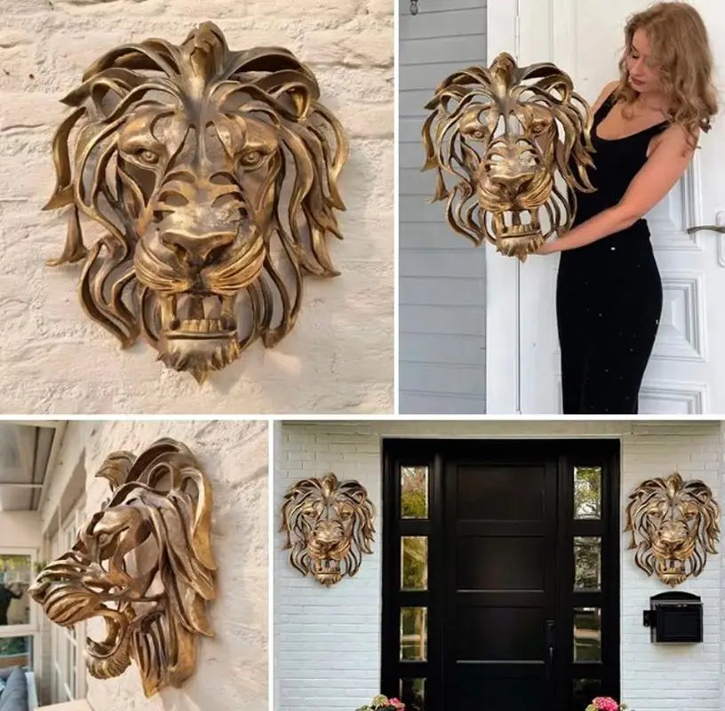 Avtoit | RegalRoar Lion - Lion Head Wall Sculpture