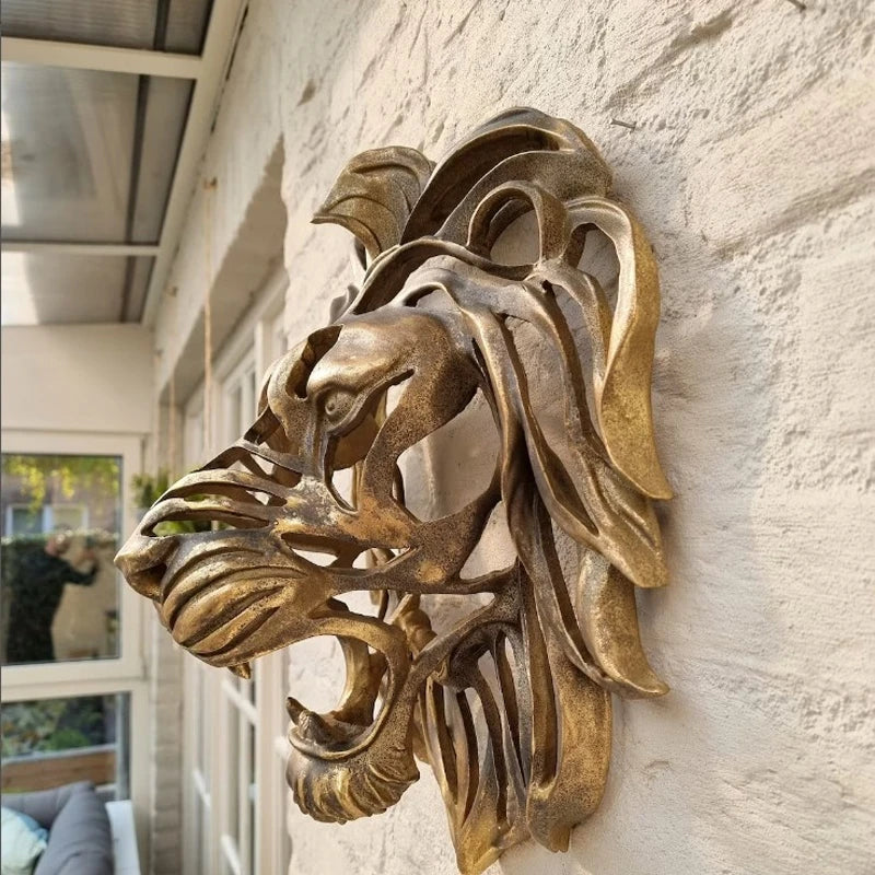 Avtoit | RegalRoar Lion - Lion Head Wall Sculpture
