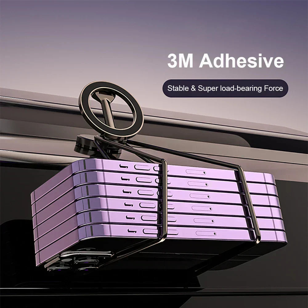 Avtoit | 360° Foldable Magnetic Car Phone Holder – Adjustable & Secure Mount for All Smartphones