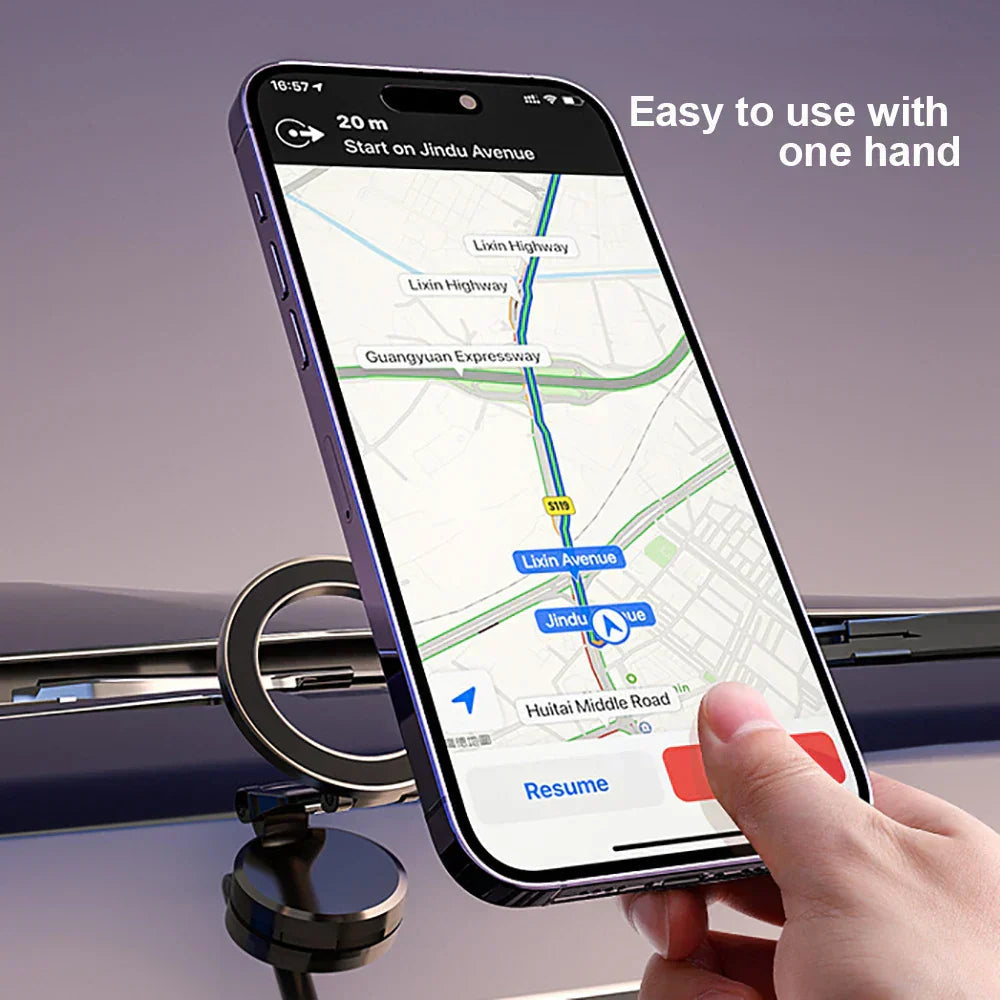 Avtoit | 360° Foldable Magnetic Car Phone Holder – Adjustable & Secure Mount for All Smartphones