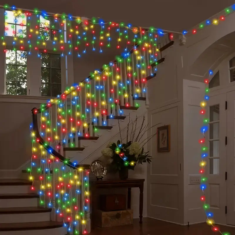 Avtoit | LED Starry Sky Icicle Light String – Decorative Light Curtains for Christmas and Garden