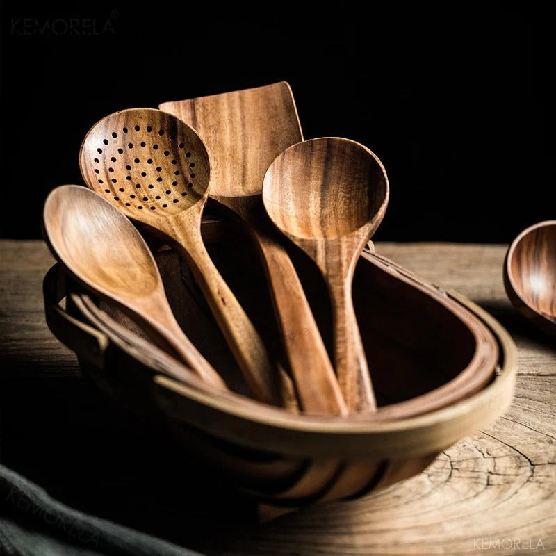 Avtoit | NordicWood Kitchen Utensil Set – Sustainable & Stylish Cooking Essentials for Every Kitchen