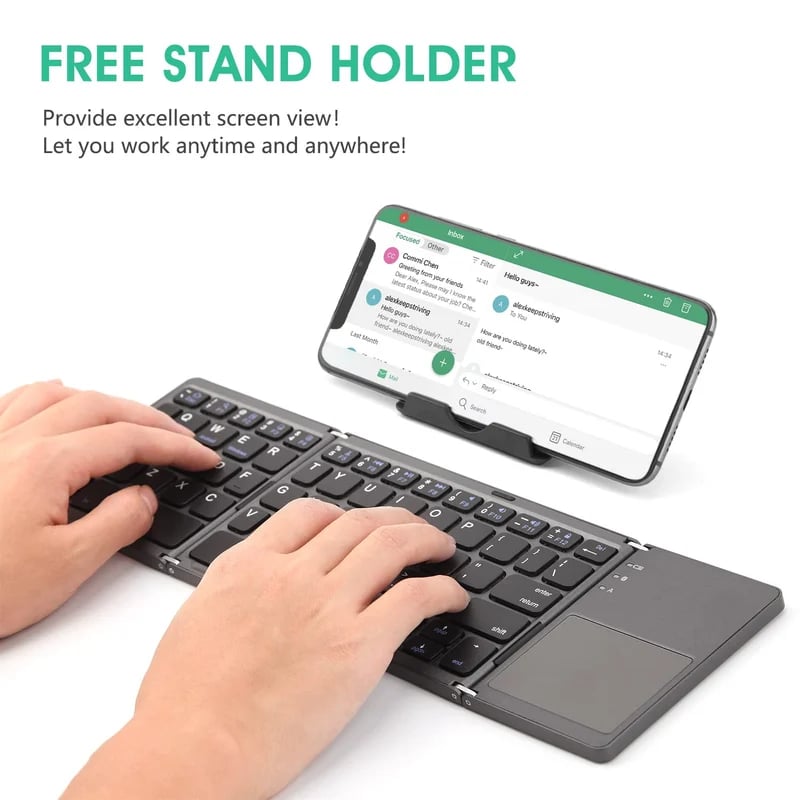 Avtoit | Foldable Bluetooth Keyboard with Touchpad